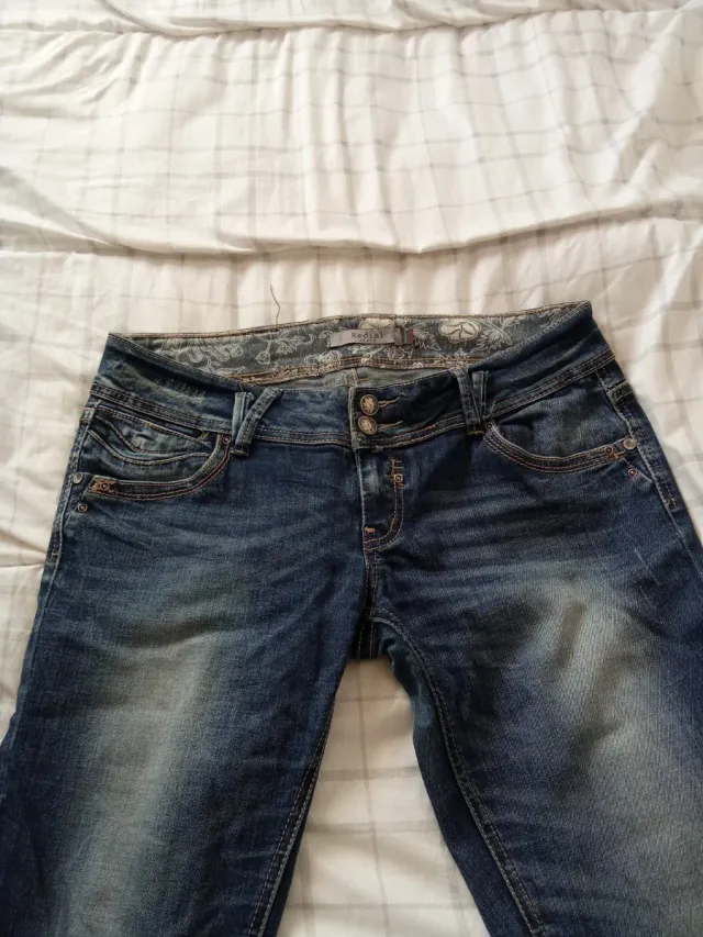 Pantalón vaquero mujer azul