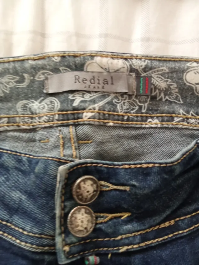 Pantalón vaquero mujer azul