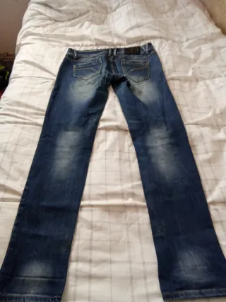 Pantalón vaquero mujer azul