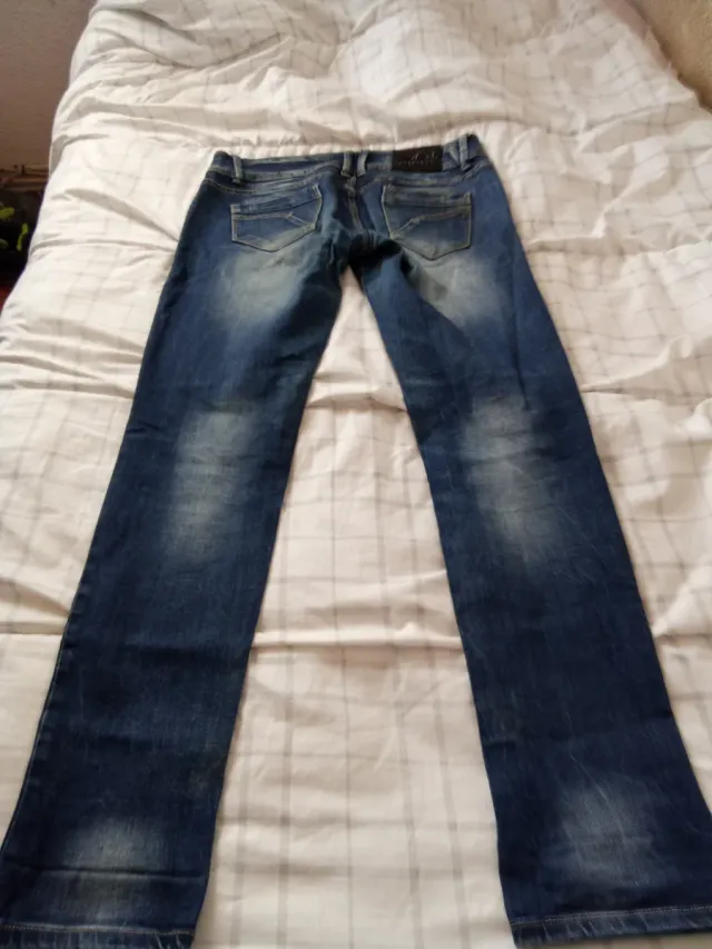 Pantalón vaquero mujer azul