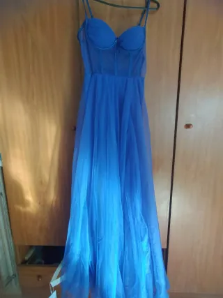 Vestido de 15 años azul