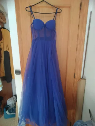 Vestido de 15 años azul