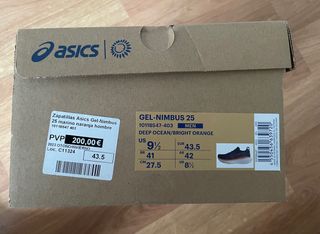 Zapatillas Asics Gel Nimbus 25 Talla 43.5
