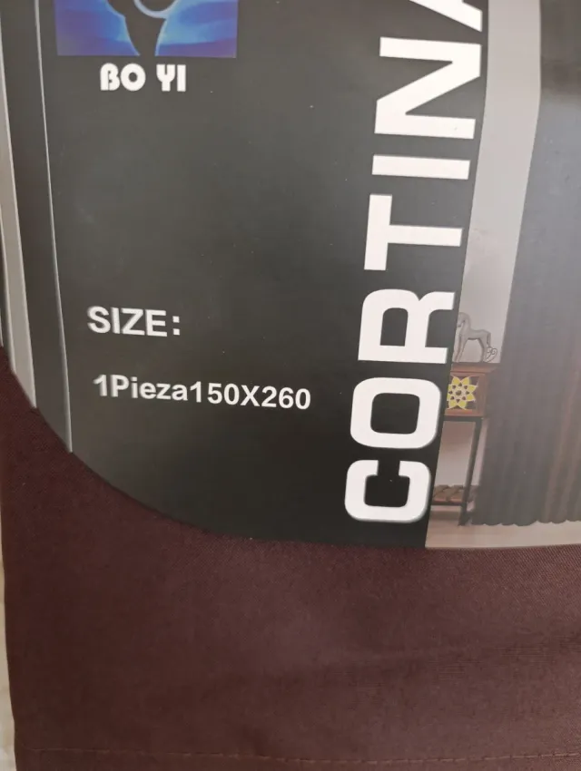 Cortina opaca 150x260