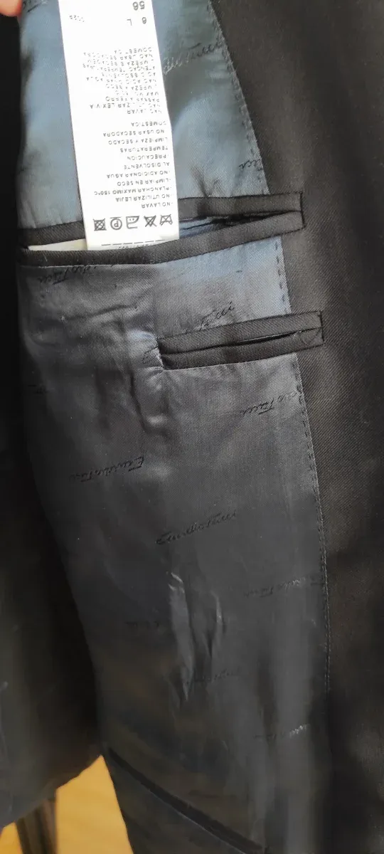 Chaqueta Vestir Hombre Emidio Tucci Negro