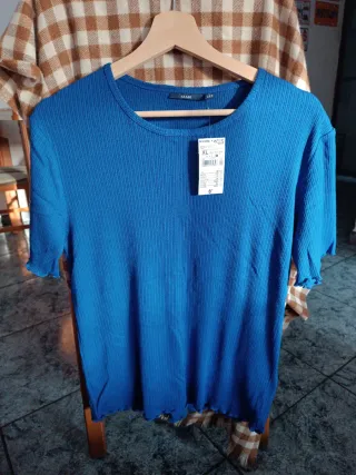 Camiseta Kiabi Azul Talla XL