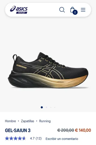 ASICS Gel Saiun 3 Hombre y Mujer