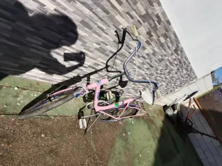 Bicicleta Orbea rosa