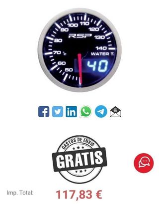 SUMEX GLED504 - ELECTRIC 52MM WATER TEMP