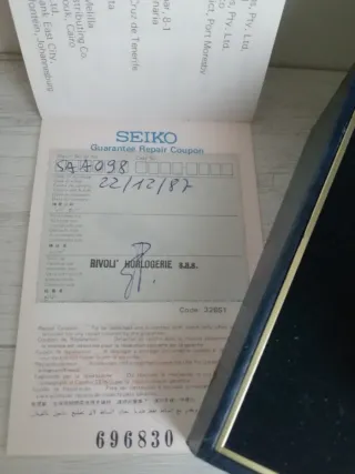 Seiko Quartz Chronograph SAA098J