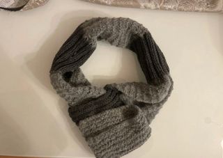 Sciarpa donna grigia