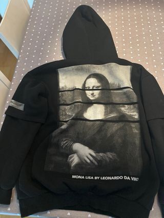Sudadera Mona Lisa Pull&Bear Negra