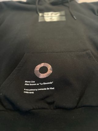 Sudadera Mona Lisa Pull&Bear Negra