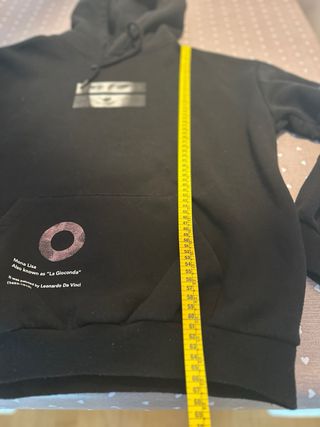 Sudadera Mona Lisa Pull&Bear Negra