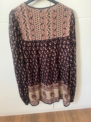 Camisa boho estampada