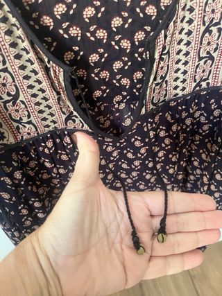 Camisa boho estampada