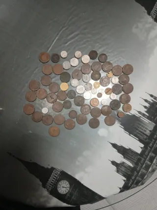 Colección de monedas antiguas 69 monedas