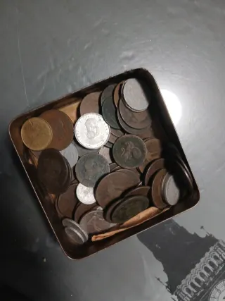 Colección de monedas antiguas 69 monedas