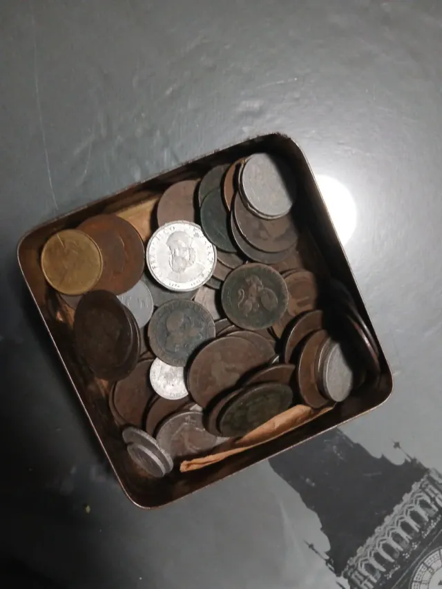 Colección de monedas antiguas 69 monedas