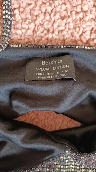 Top fiesta lentejuelas negro y plata