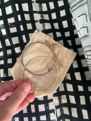 Set braccialetti oro e argento