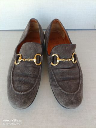 Mocassini Rossi camoscio marrone tg. 40