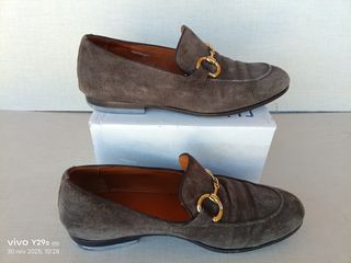 Mocassini Rossi camoscio marrone tg. 40