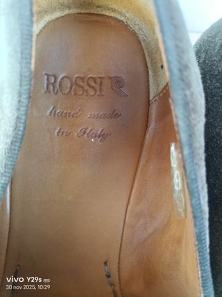 Mocassini Rossi camoscio marrone tg. 40