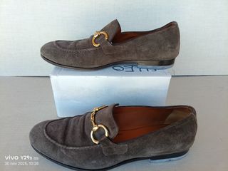 Mocassini Rossi camoscio marrone tg. 40