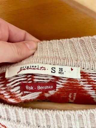 Jersey Bershka estampado