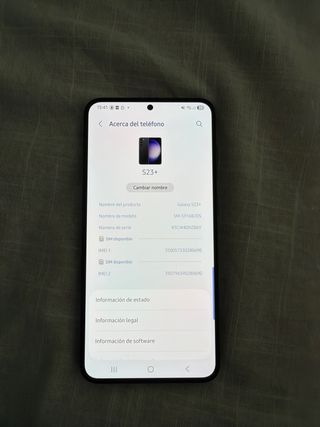 Samsung Galaxy S23+ Negro