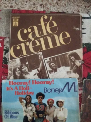 6 Vinilos Singles Pop Rock Años 70