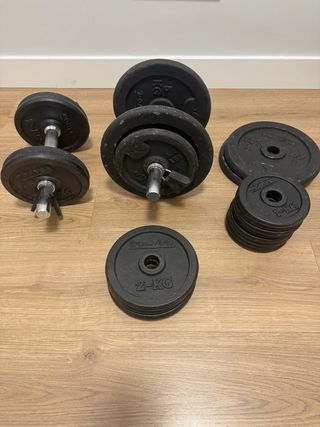 Set Mancuernas Domyos Pesas Ajustables