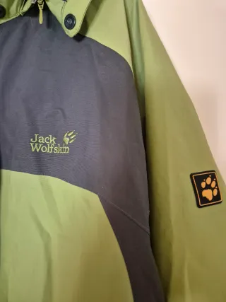 Abrigo Jack Wolfskin Mujer Talla L Verde/Negro