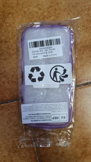 Cover Zalinbo per iPhone 15 Viola