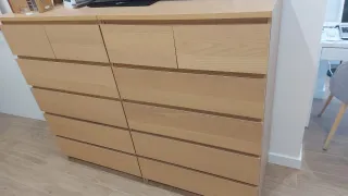 Cómoda Malm Ikea Madera