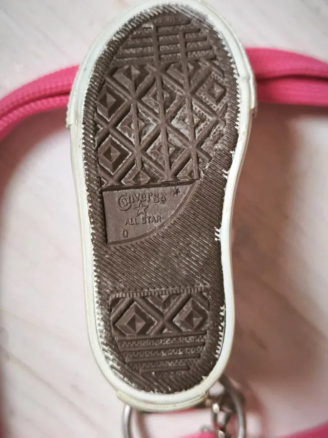 Llavero Mini Zapatilla Converse Rosa