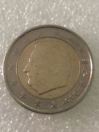 Moneda 2€ Bélgica 2000