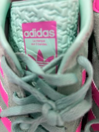 Adidas Gazelle Talla 42 Verde y Rosa