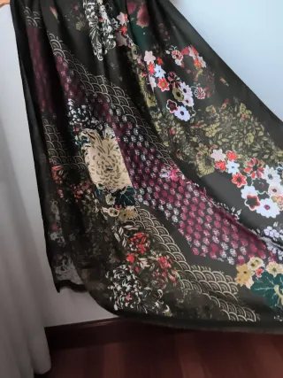 Fular estampado floral