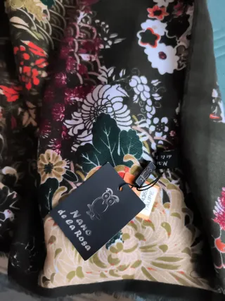 Fular estampado floral