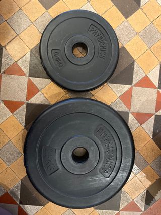 Discos de Pesas Physionics 0.75kg y 2.5kg