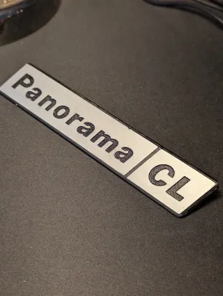 FIAT 131 Mirafiori CL Panorama Fregio Scritta