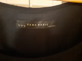 Vestido Zara Basic Negro Con Etiqueta