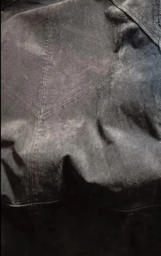 Abrigo Chaquetón Piel gris antracita