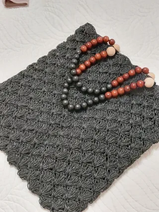 Bolso Zara Marrón y Gris