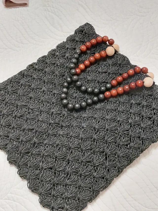 Bolso Zara Marrón y Gris