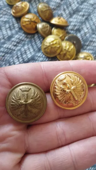 Botones Antiguos Ejército Español