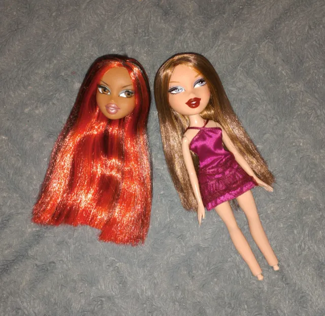 Lote Bratz: Muñeca y Cabeza