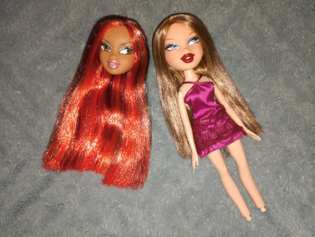 Lote Bratz: Muñeca y Cabeza